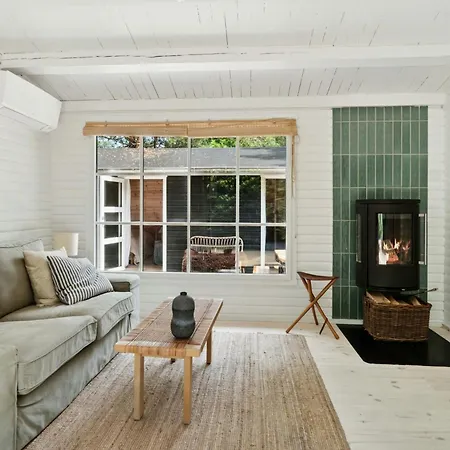 House By Sejero Bay With Sunset